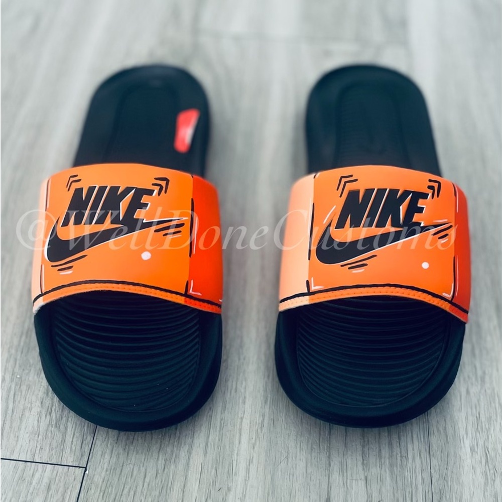 Custom Nike slides